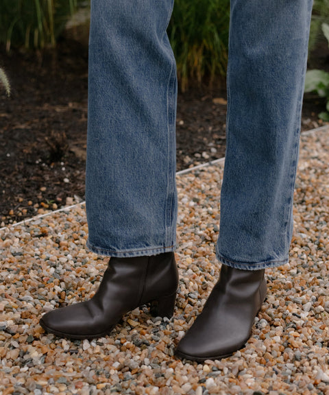 Leather Bobby Boot